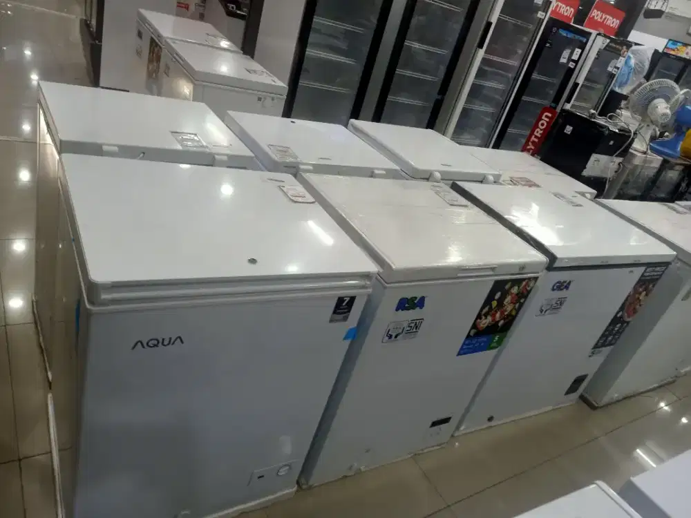 Freezer Aqua garansi resmi murah meriah