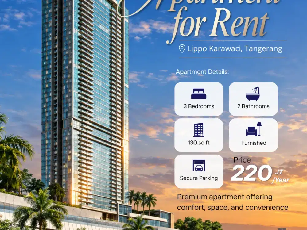FOR RENT HILLCREST HOUSE, KARAWACI