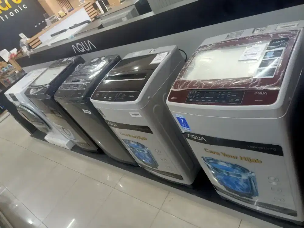 Mesin cuci merk aqua
