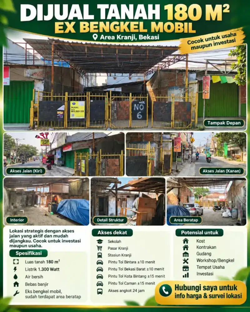 Jual Tanah /  Lahan Emas Strategis & Murah