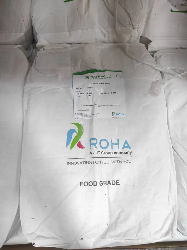 PEWARNA MAKANAN TITANIUM DIOXIDE - TR 92, KOWET, DAFCOL, OPAQUE WHITE