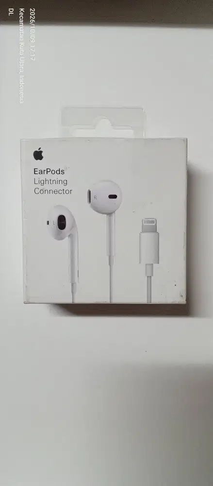 [BARU] Original Apple EarPods with Lightning Connector (Kabel iPhone)
