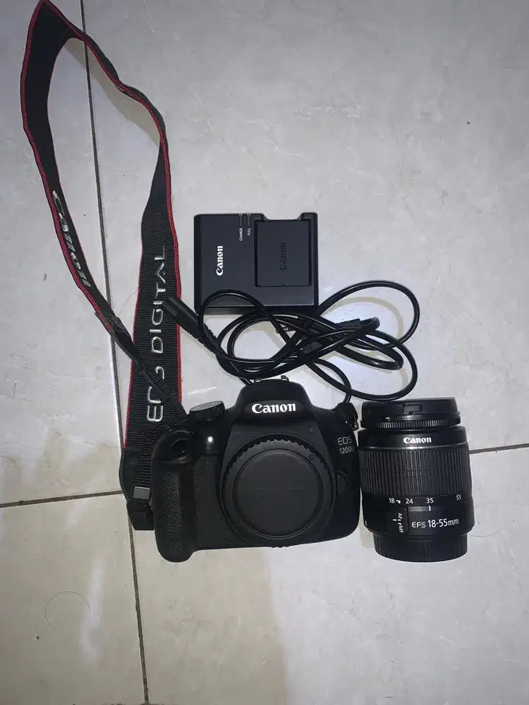 Dijual Kamera Canon EOS 1200D + Lensa 18-55MM + Charger/Baterai (2)