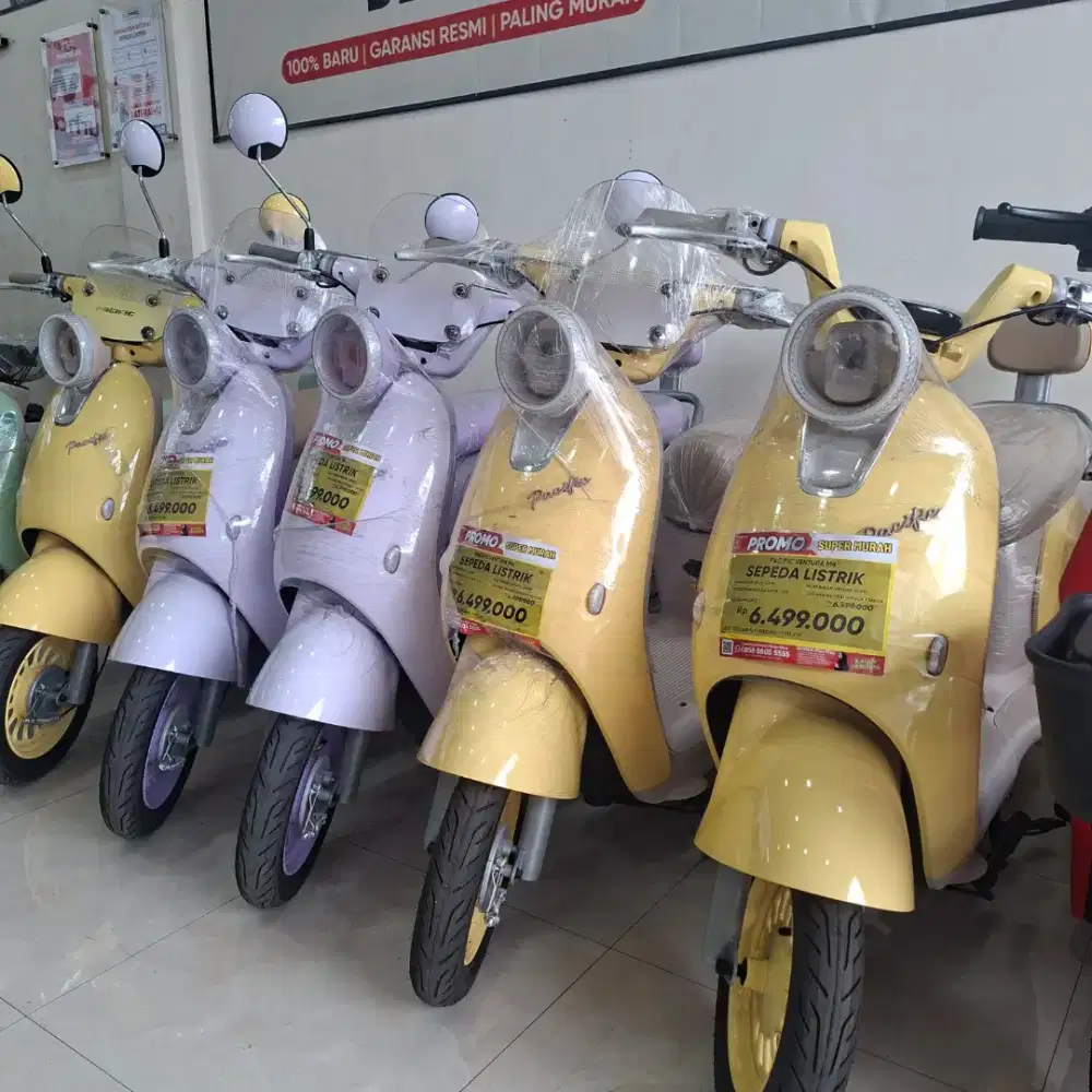 READY STOK SEPEDA LISTRIK PACIFIC VENTURA M6 CASH KREDIT KTP SAJA