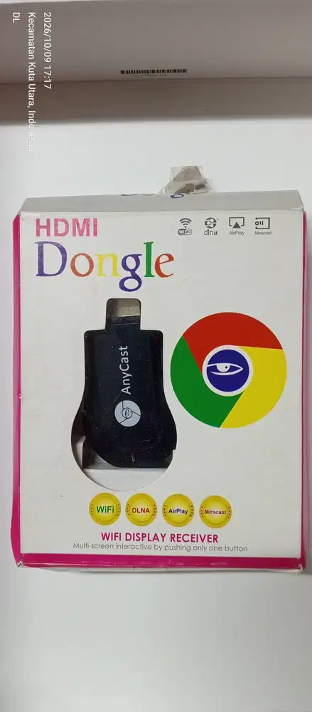 AnyCast HDMI Dongle WiFi Display Receiver - Ubah TV Biasa Jadi Smart T