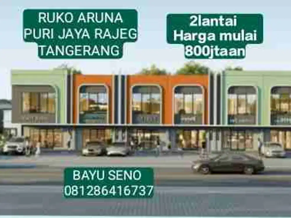 Ruko Baru murah 800 jutaan Puri jaya rajeg Tangerang