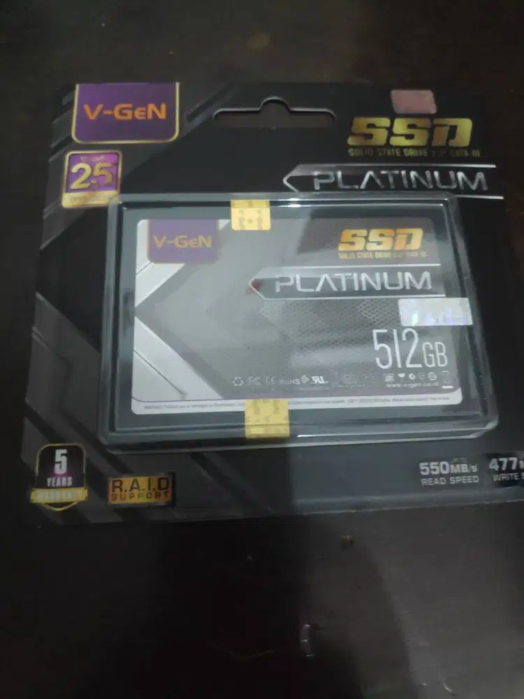 SSD SATA3 V-GEN PLATINUM 512 GB
