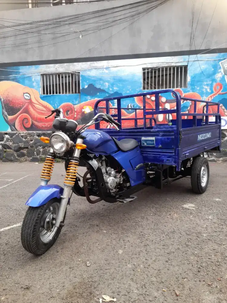 Nozomi viar long 2013 pick up gerobak tossa kaisar roda 3 tiga cator