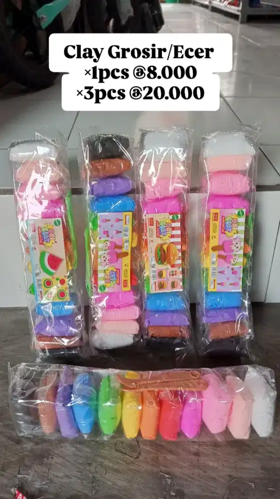Mainan anak clay warna yl1