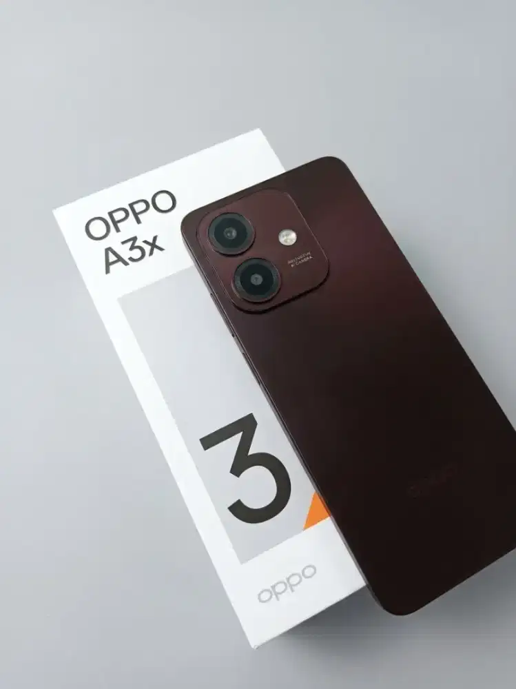 HP Oppo A3X 4+4/64 gb bekas pribadi