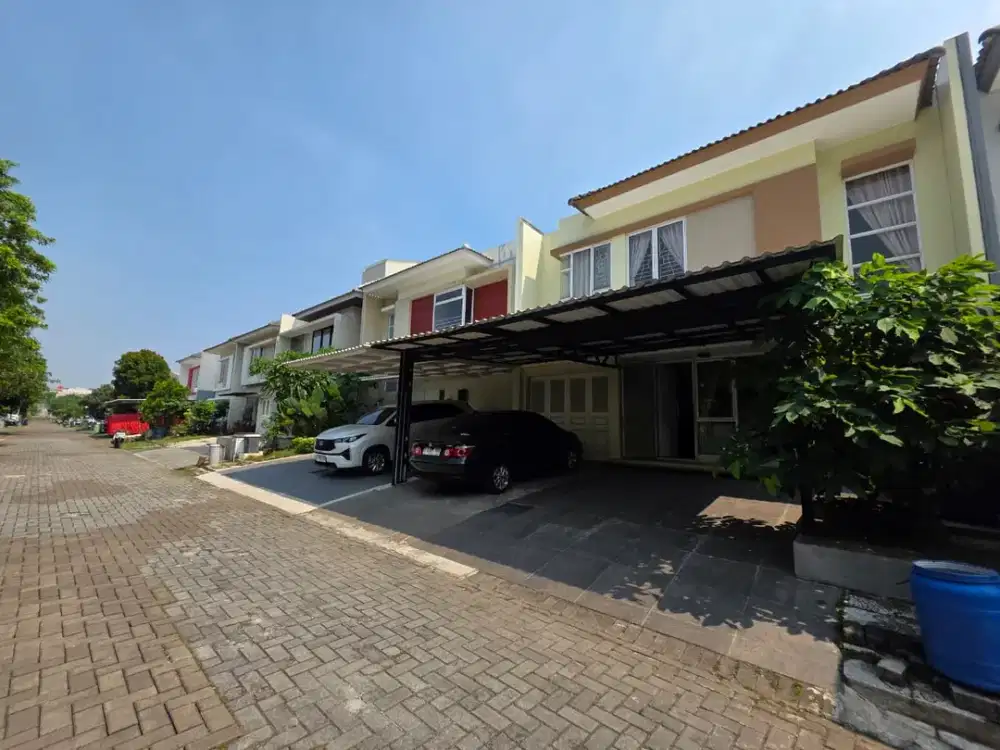 Rumah disewakan di serenade lake gading serpong harga 90 jt per tahun