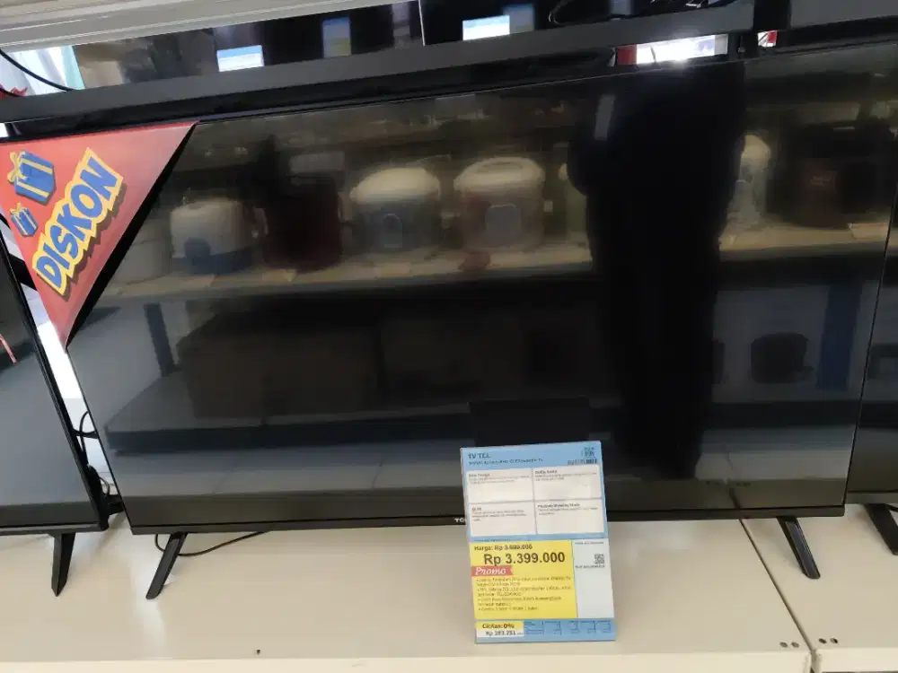Tv Tcl 40S5K 40Inch Cicilan bunga 0% menggunakan kredivo