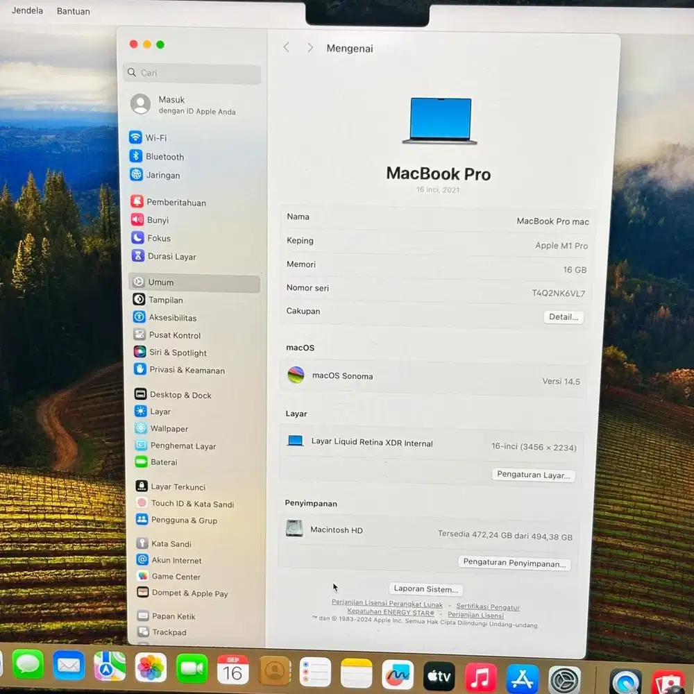 Macbook pro 16/512 16inch Mulus