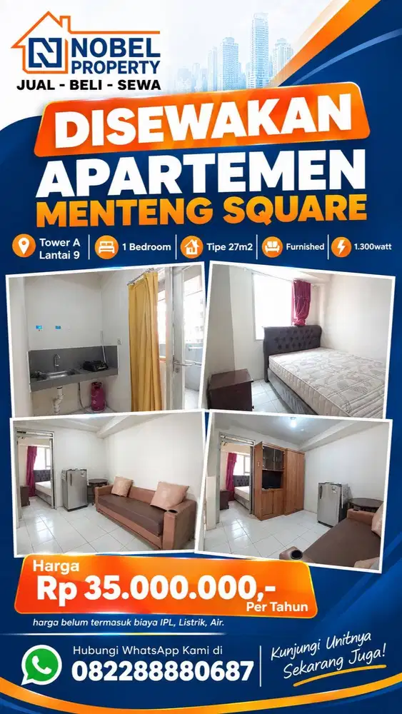 PROMO KEMERDEKAAN SEWA APARTEMEN MENTES DAPAT UNDIAN BERHADIAH