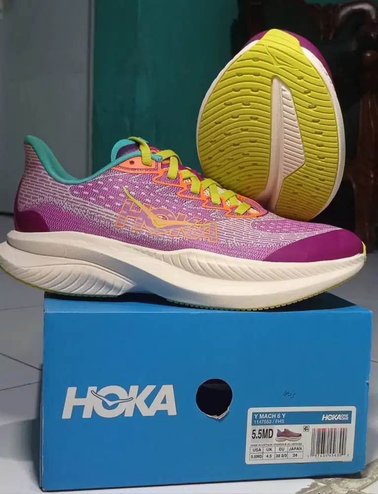 Sepatu Hoka Mach 6 Youth
