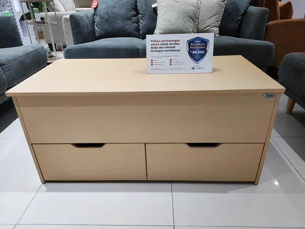 Meja tamu penyimpanan