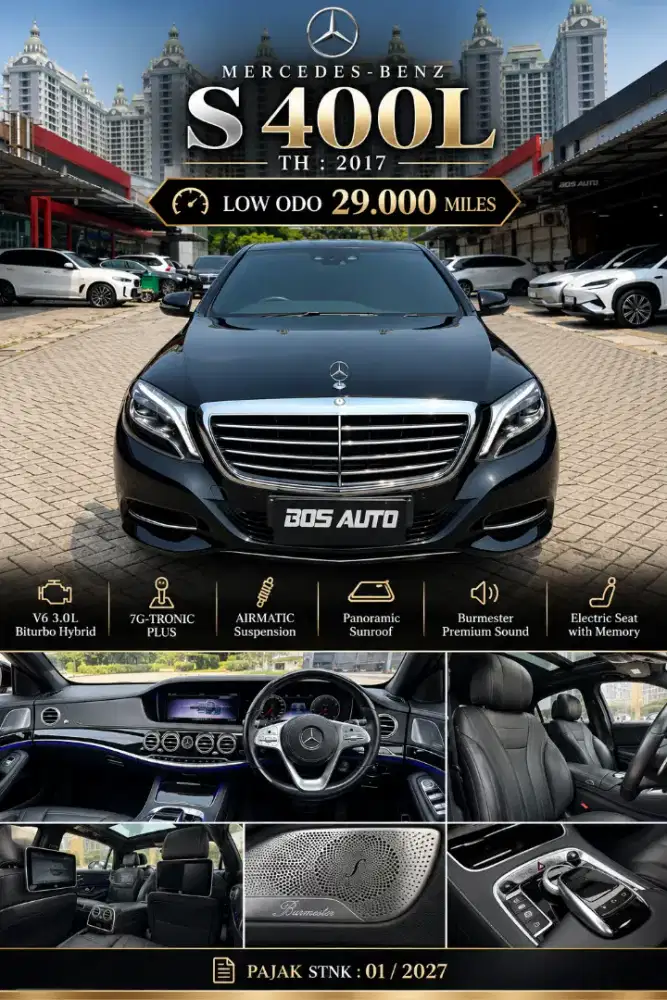 Mercedes-Benz S 400L NIK : 2017
