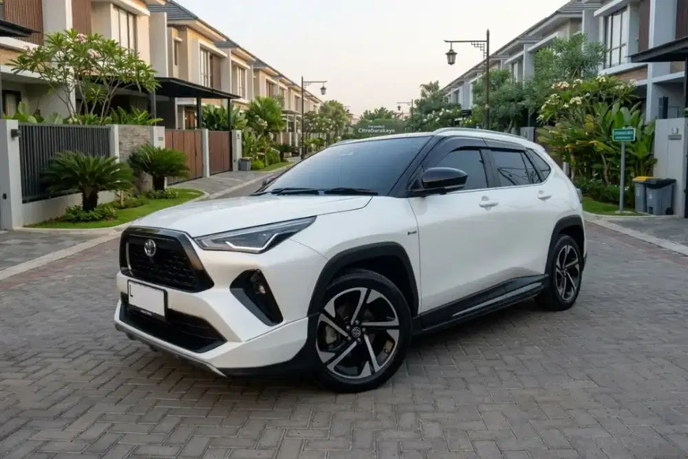 2024 Yaris Cross S GR HV TSS Hybrid Automatic Putih odo 20 rb an NO PR