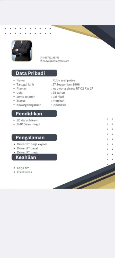 Bismillah semoga ada kerjaan