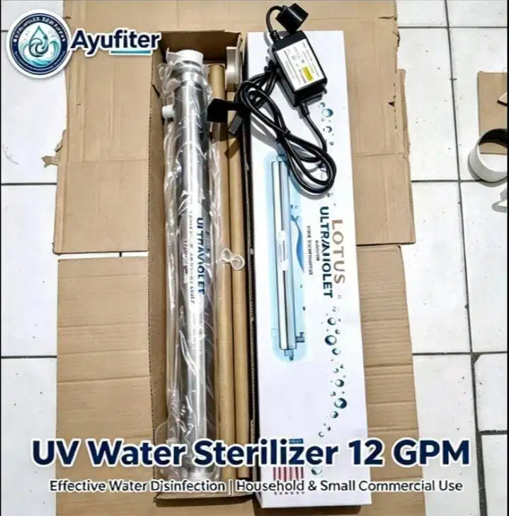 sinar uv water stailezer 12 gpd