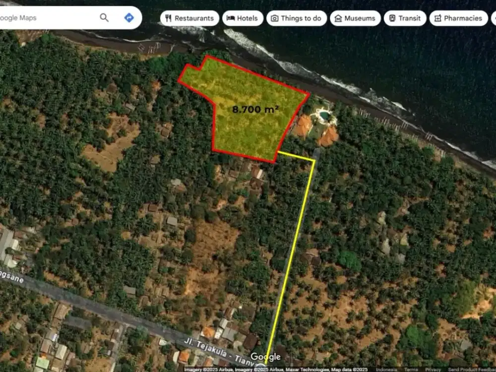 DIJUAL TANAH PINGGIR PANTAI DI TEMBOK, BULELENG – BALI