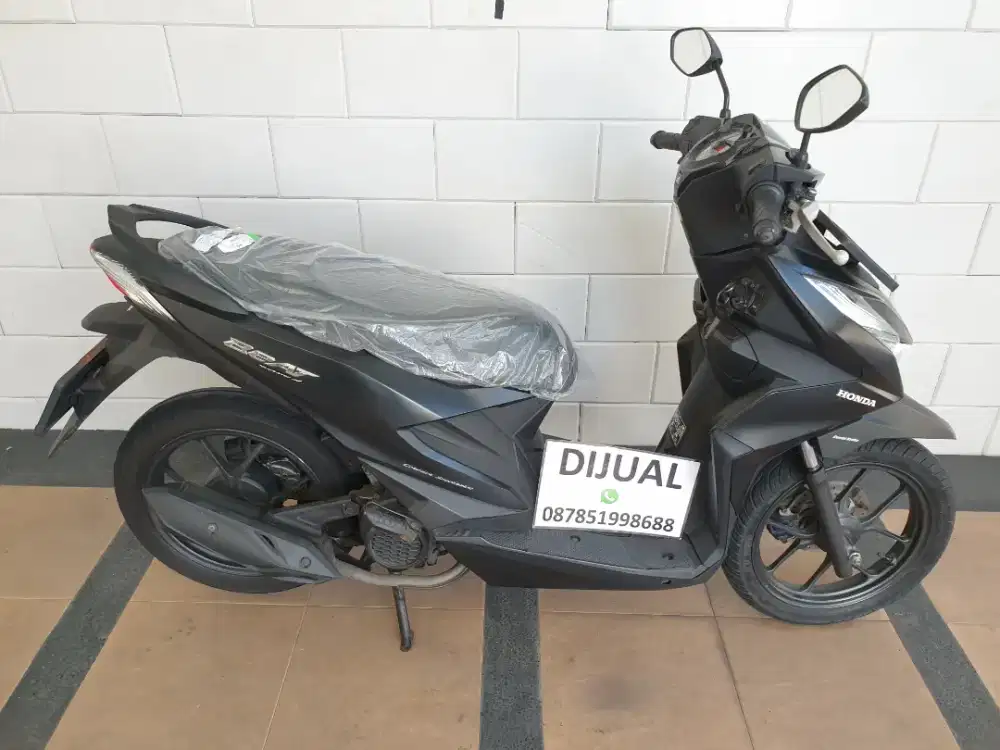 Km8rb BEAT DELUXE TERTINGGI (L) STNK BARU 100% Ori SiapPakai BUKTIKAN