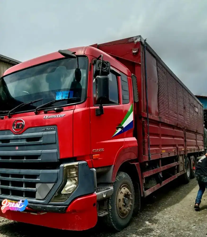 Nissan Quester Tronton 6×2 Wingbox9.8mtr BioSolar Hino Lohan Fuso GiGa