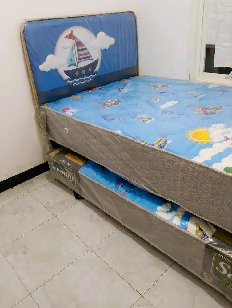 Spring bed 2 in 1 uk. 120x200, merk Elite serenity