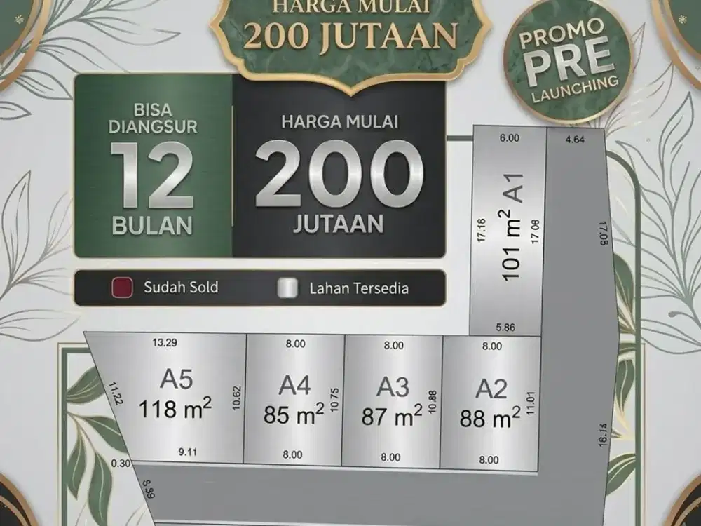 Baru Launching! Kavling SHM Cileunyi 200 Jutaan