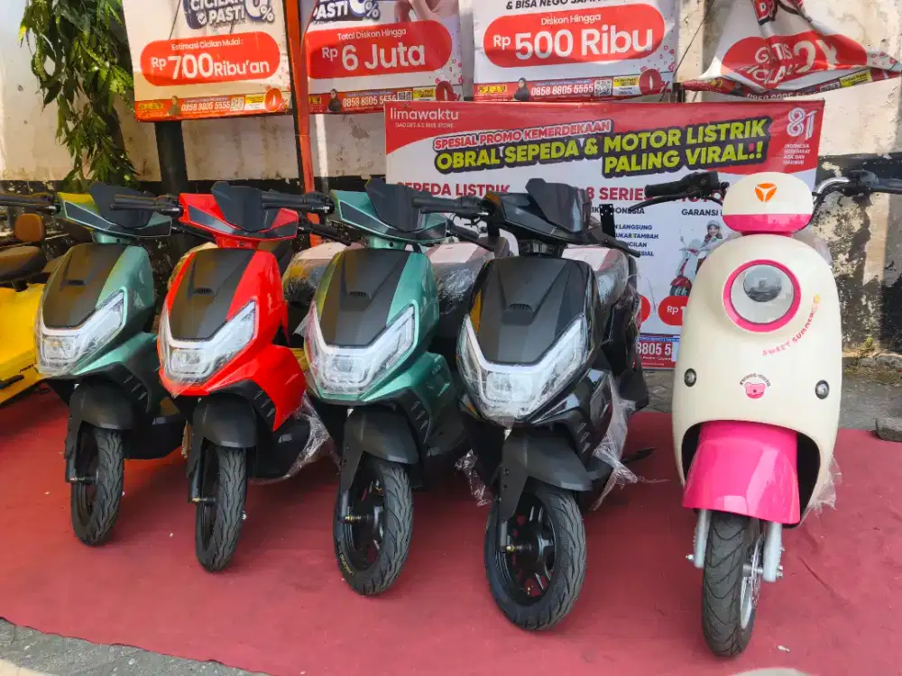 SEPEDA LISTRIK DESIGN MODERN KUALITAS TERBAIK
