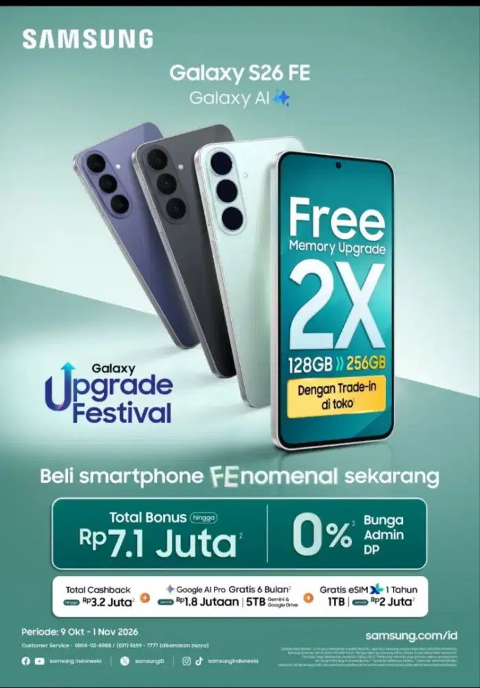 Cicilan samsung Galaxy S26FE