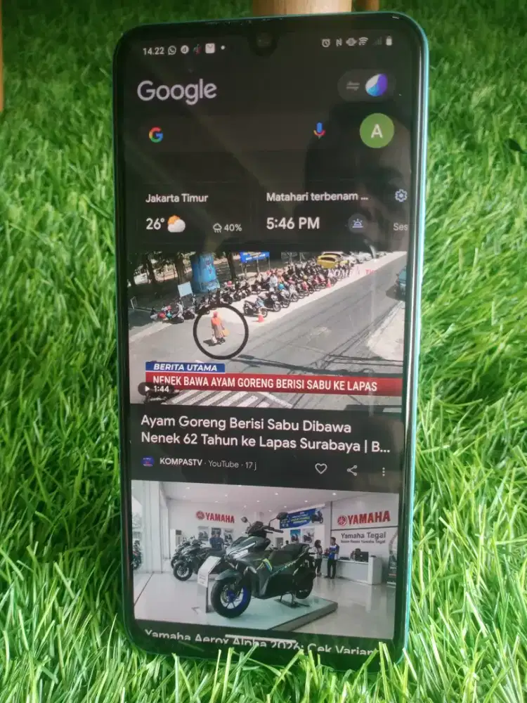 VIVO V25 jaringan 5G RAM 8+8/256 mulus blom perna di servis ori bawaan