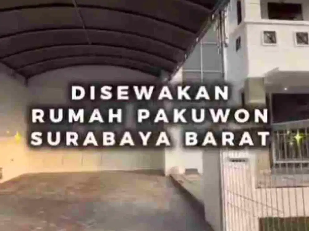 DISEWAKAN Rumah Besar furnished Pakuwon Indah