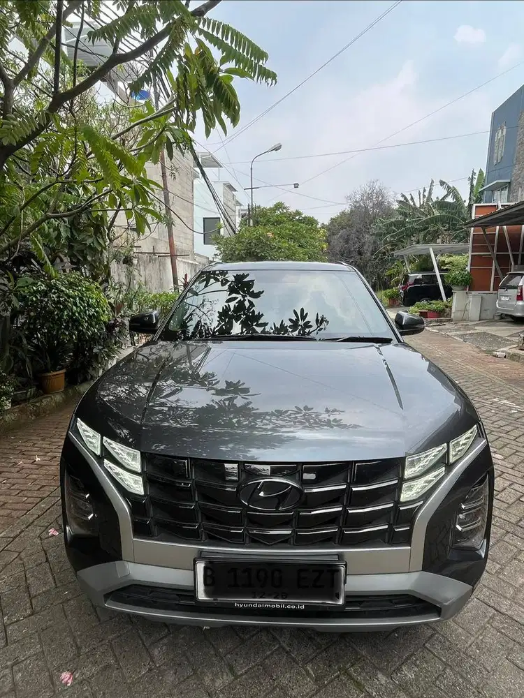 Creta 2023 AT Abu-Abu, Kilometer Rendah, Tangan Pribadi