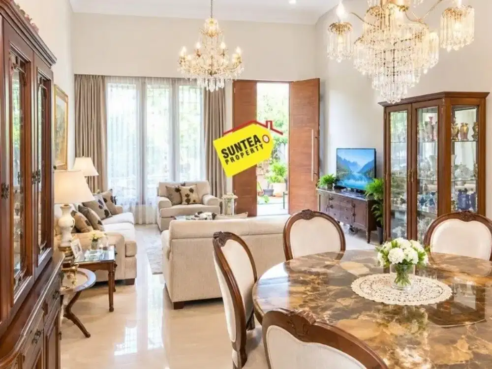 STOK TERBATAS! Rumah 2 Lantai Nyaman LT 306 m2 Private Pool Rempoa Tangerang Selatan 4 KT Masih Nego!