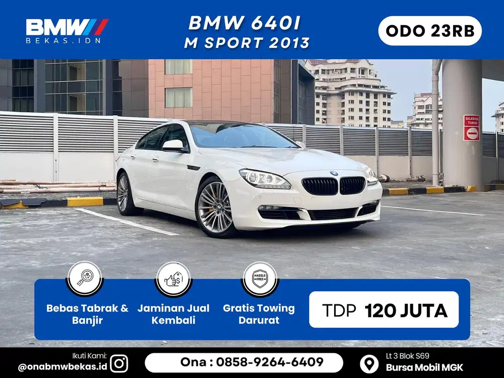 BMW 640i 2013 Gran Coupe Low odo 23rb