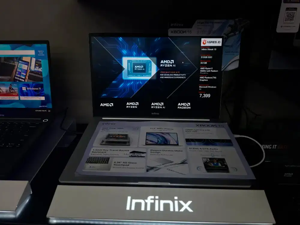 INFINIX XBOOK 15 RYZEN 5 8GB/512GB