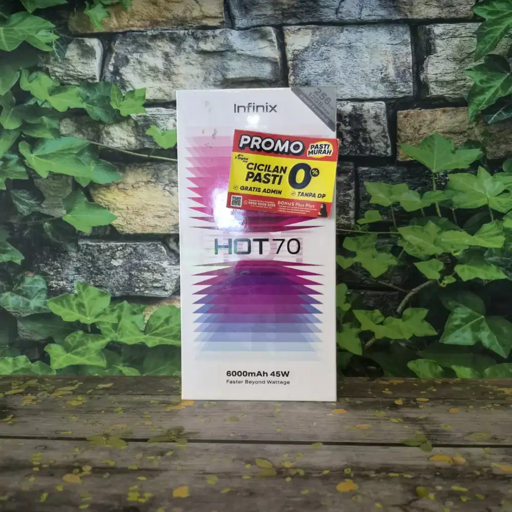 Promo kredit murah hp Infinix hot 70 bisa free 2X cicilan tanpa dp