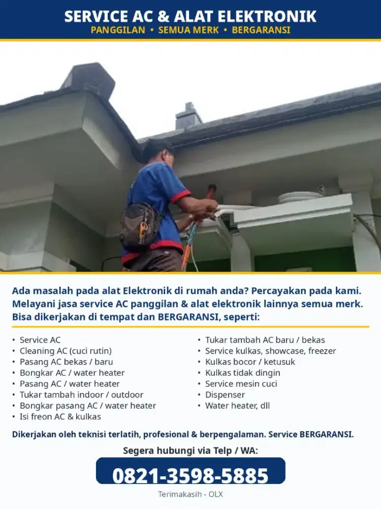 Jasa perawatan dan service
