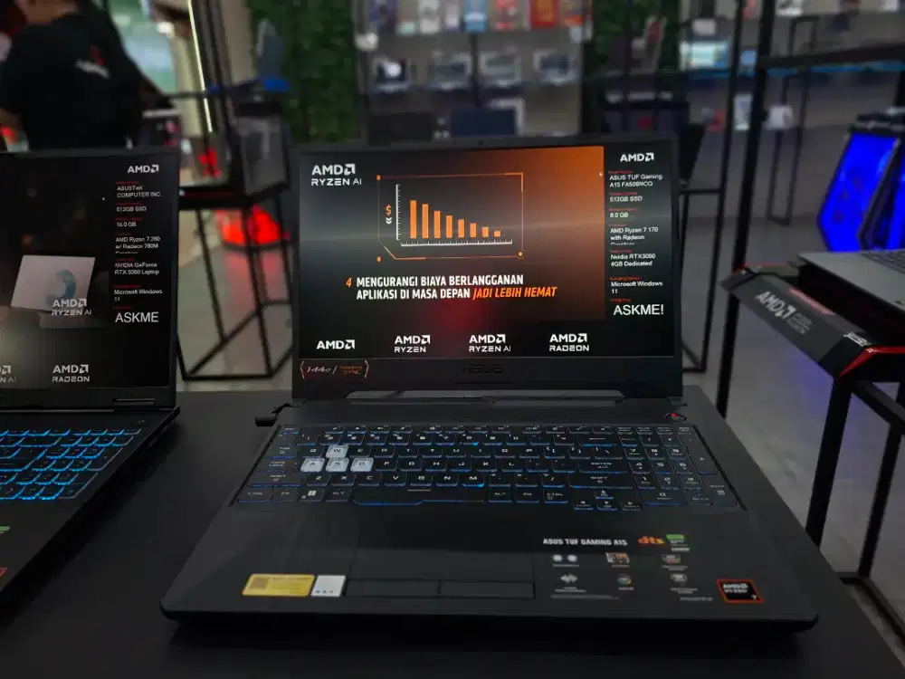 ASUS TUF GAMING A15 FA506NCQ RYZEN 7 RYX 3050 8GB/512GB