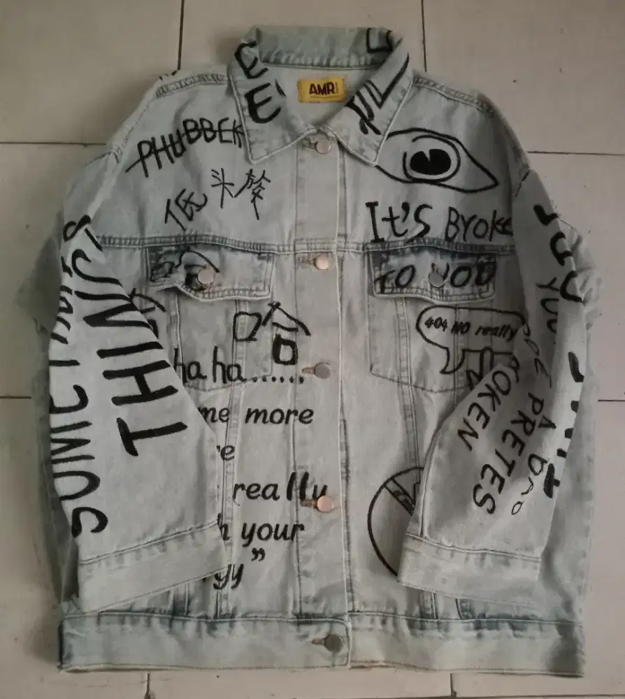 Jaket Jeans OVER SIZE _unisex