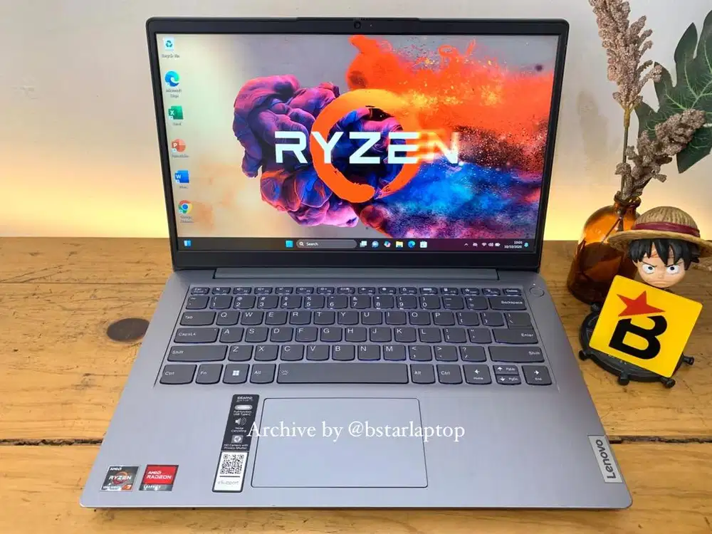 Laptop lenovo Ideapad Slim 3 Ryzen 7 5825U RAM 16 / 512 SSD Layar FHD