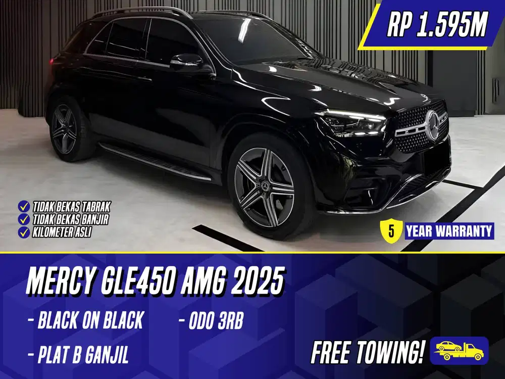 Mercedes Benz GLE450 AMG 2025 NIK 2024 Black Hitam Mercy GLE 450