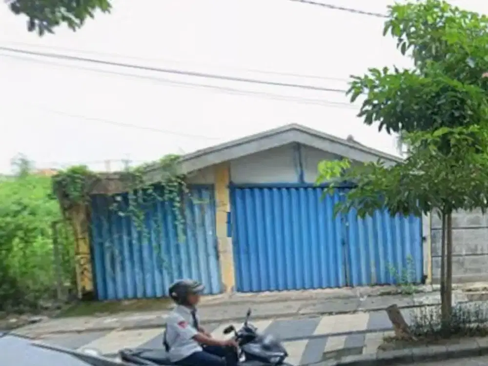Dijual Bangunan Hitung Tanah di Raya Menganti Babatan / Raya Wiyung Surabaya Barat Traffic Ramai