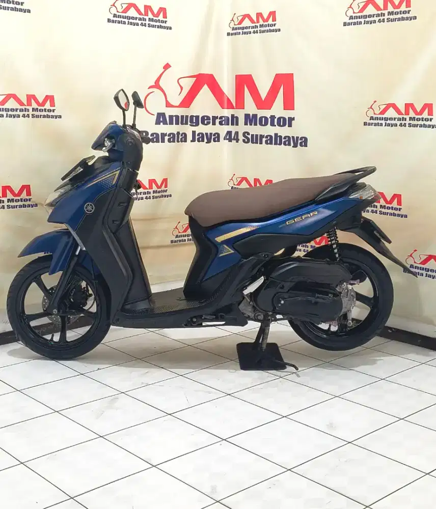 Mulus Yamaha Gear 125 Aks Tahun 2024 warna biru Doff