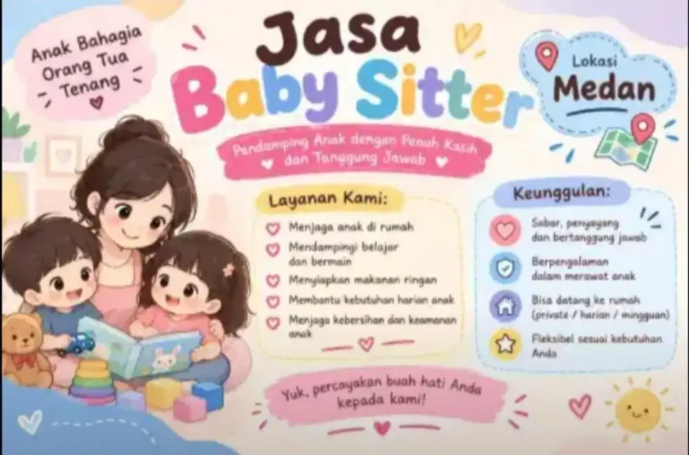 Yang Butuh Baby Sitter di Amplas