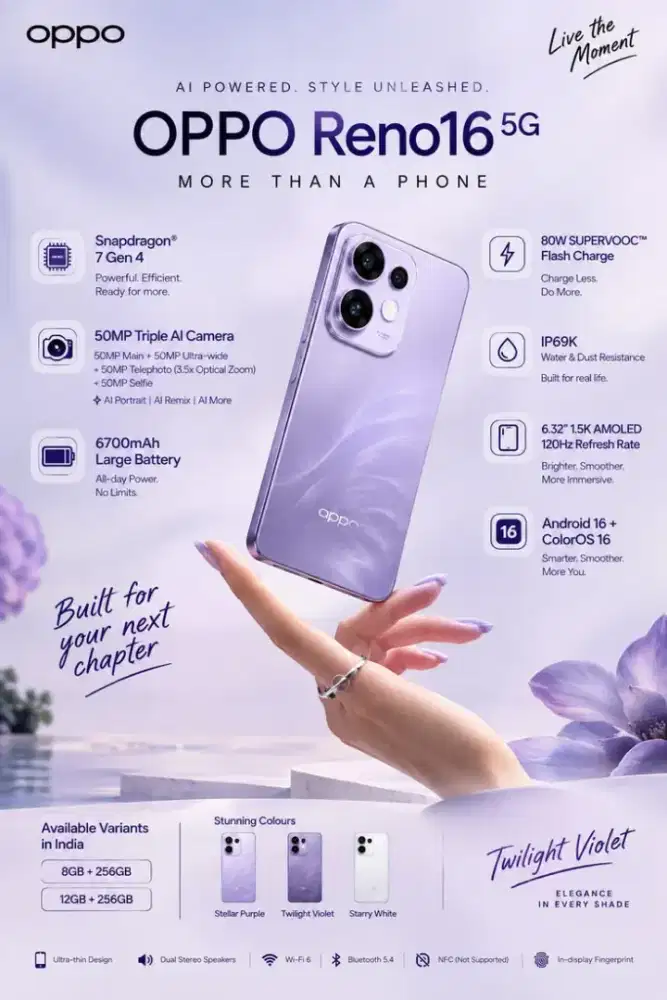 Oppo Reno 16 5G 8/256Gb