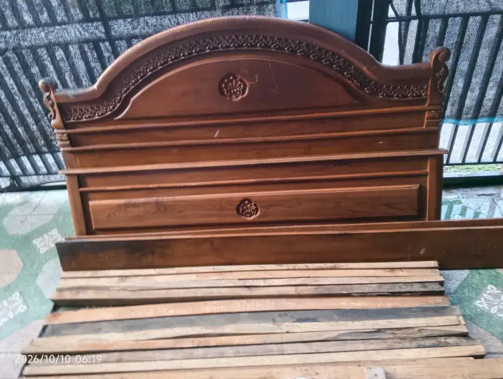 Dipan Kayu Jati asli ukuran No.2