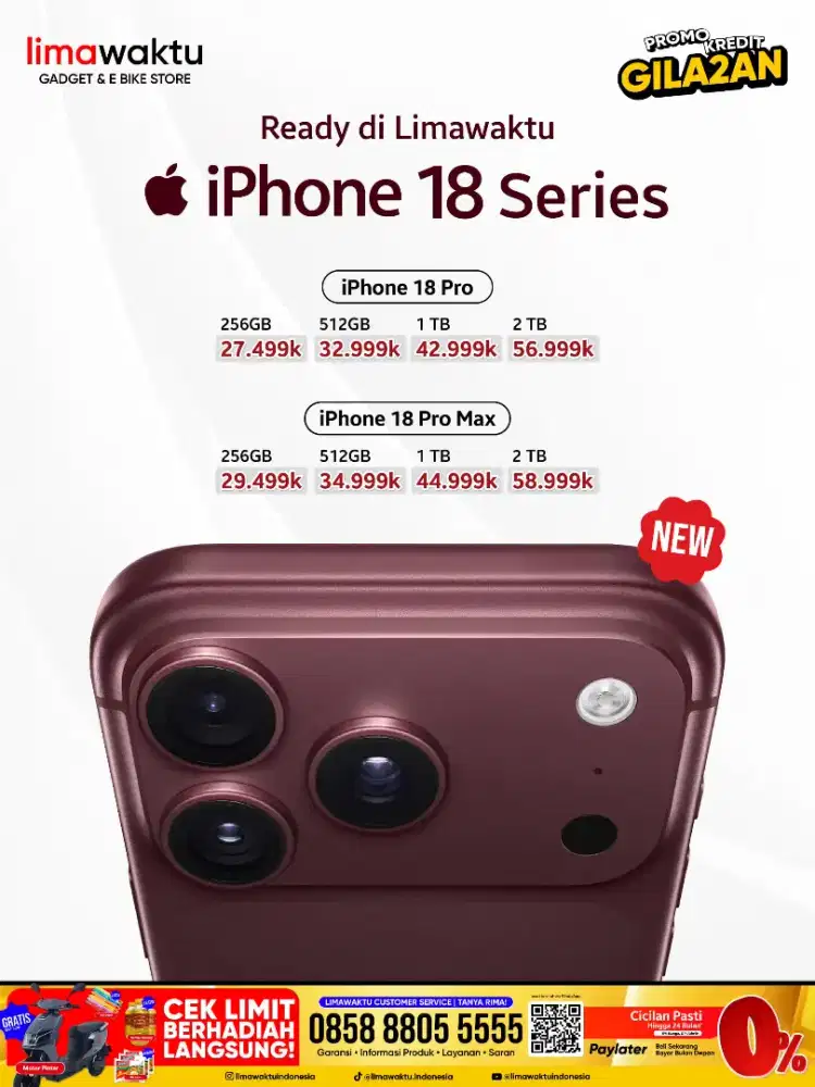 Pree order sekarang iphone 18 series