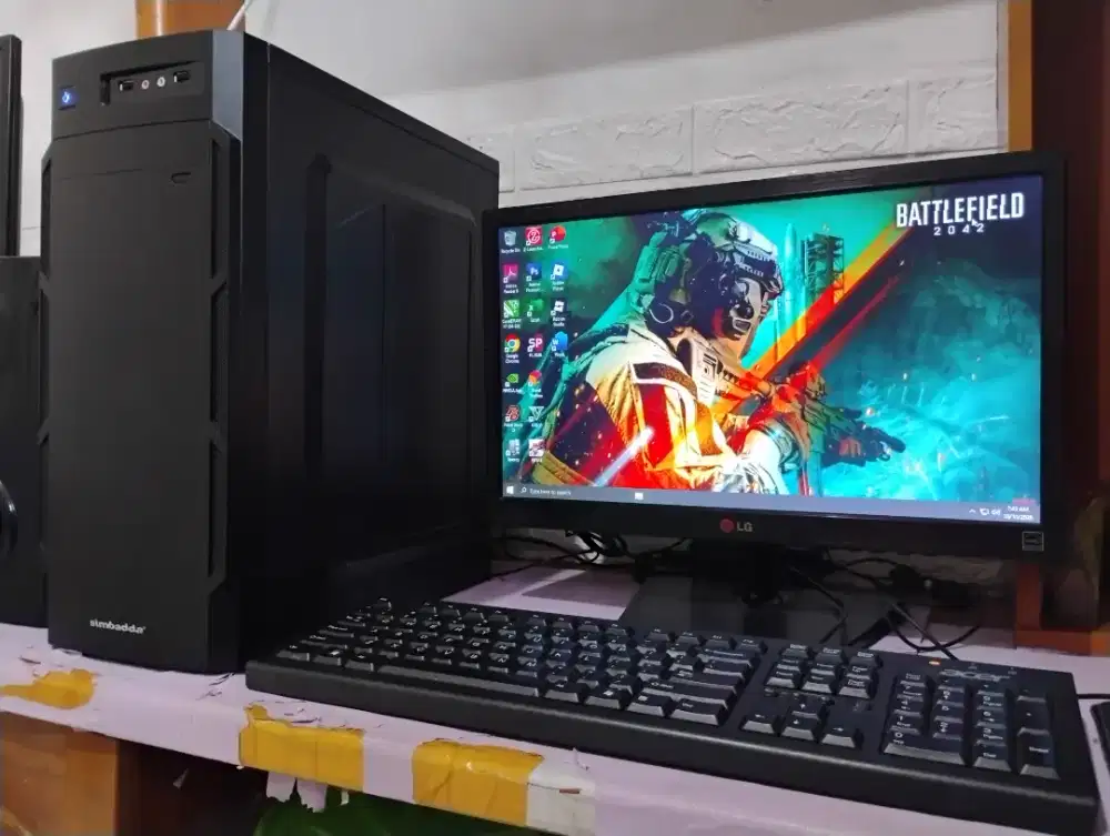 Pc gaming intel core i5 + ram 8gb + nvidia 2gb + monitor 19inch